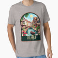Colmar Vintage Travel Illustration by HomeLivingCo