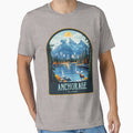 Anchorage Vintage Travel Illustration by HomeLivingCo