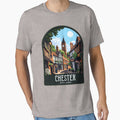 Chester Vintage Travel Illustration by HomeLivingCo