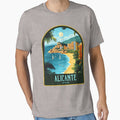 Alicante Vintage Travel Illustration by HomeLivingCo