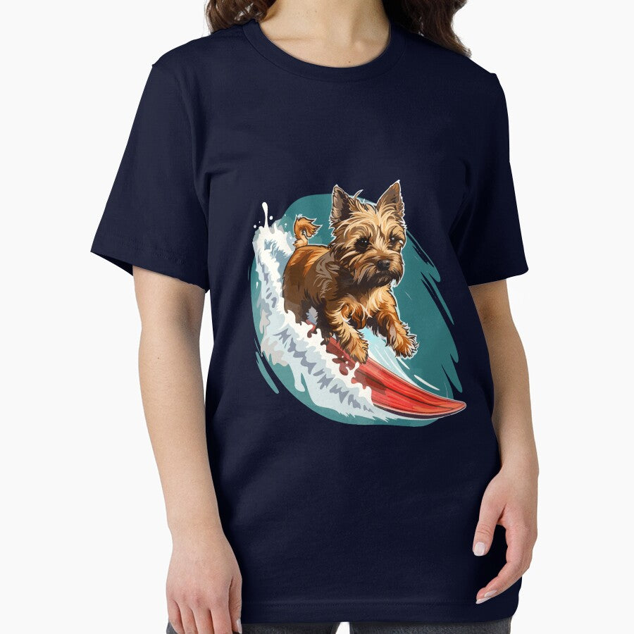 Surfing Cairn Terrier by VelvetRoom