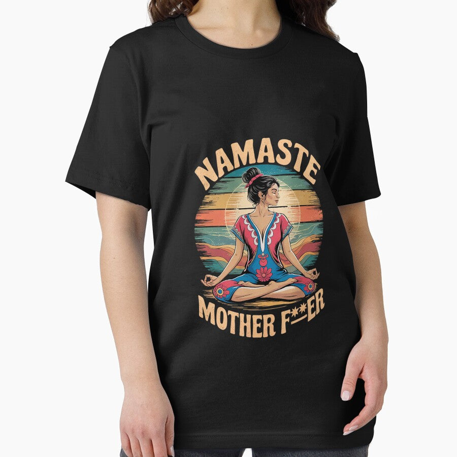 Yoga Humor Meditation Namaste Mother by CombatTask