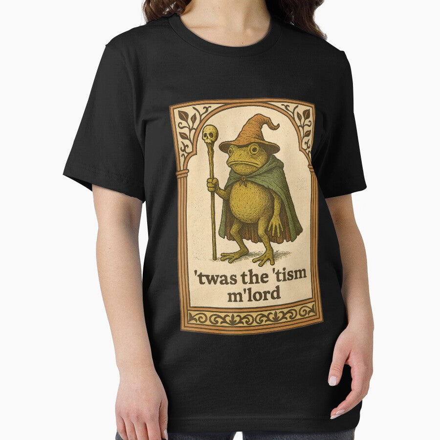 Twas The 'Tism M'lord Funny Wizard Frog Autism by SpeedyPrints