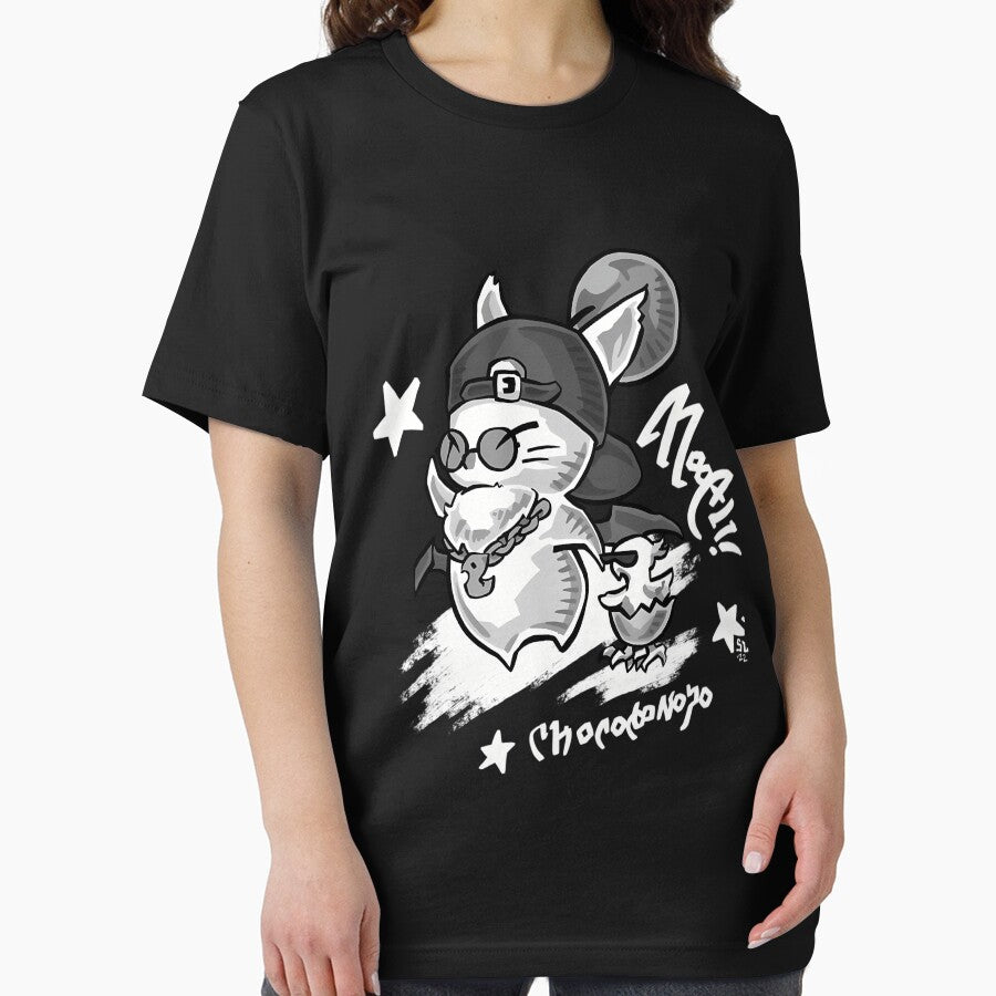 Street Attire - Moogle  Chocobo Chick - Based On The In Game Item For Final Fantasy 14 Online In Graffiti Style by epemasimjon1