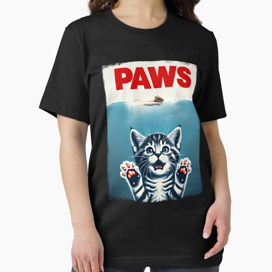 Funny Paws Cat and Mouse Top Kitten Lover Parody by Kimberley King Art  King Art
