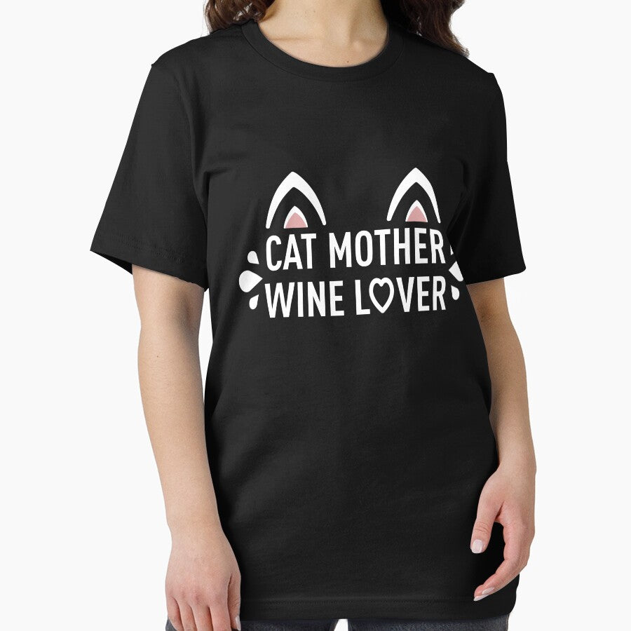 Cat Mother Wine Lover - Black by ClaudiaGrosso