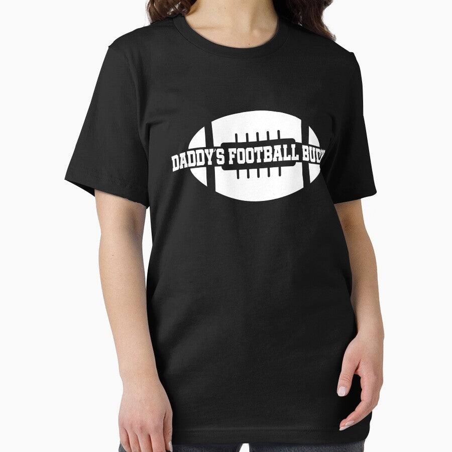 Daddy's Football Buddy T-shirt by 3familyllc