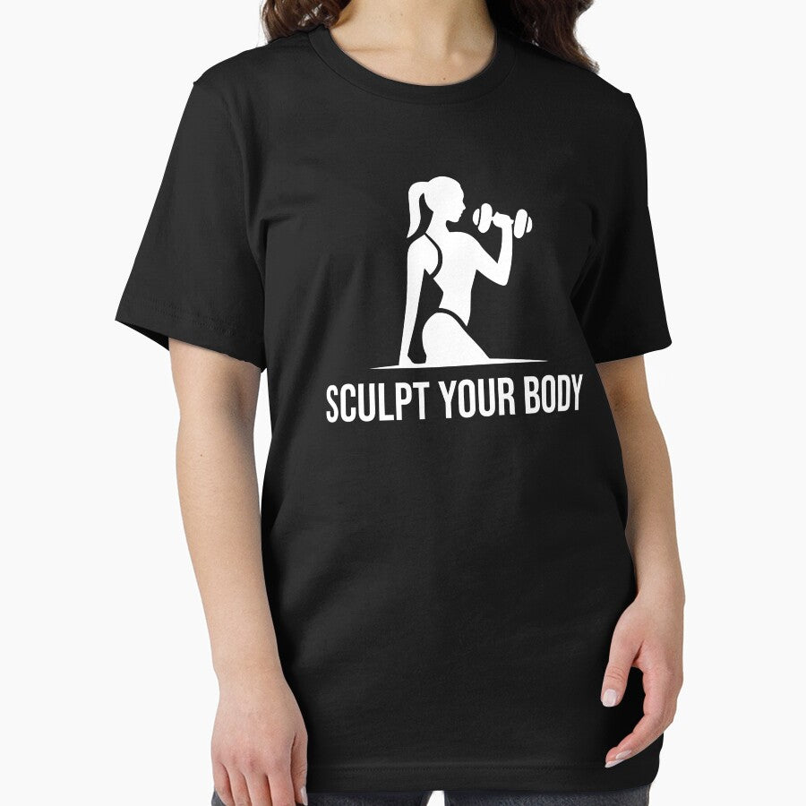 Sculpt your Body - fitness and Gym women motivational quote by GraphicDream