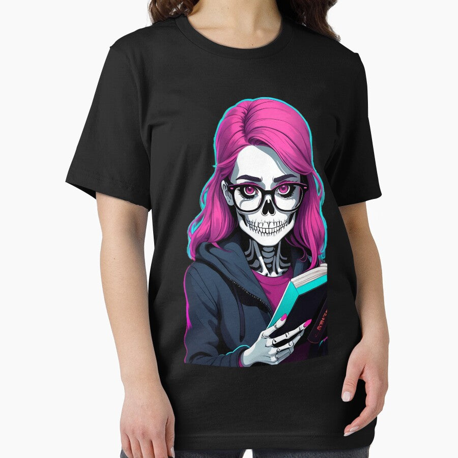 Preppy Skeleton Reading a Book by PlanetMarker