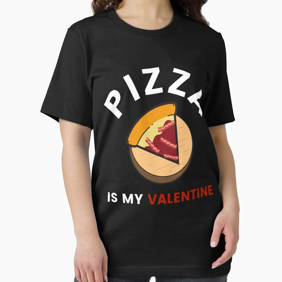 PIZZA IS MY VALENTINE BACON PIZZA SLICE by ARUN VASWANI