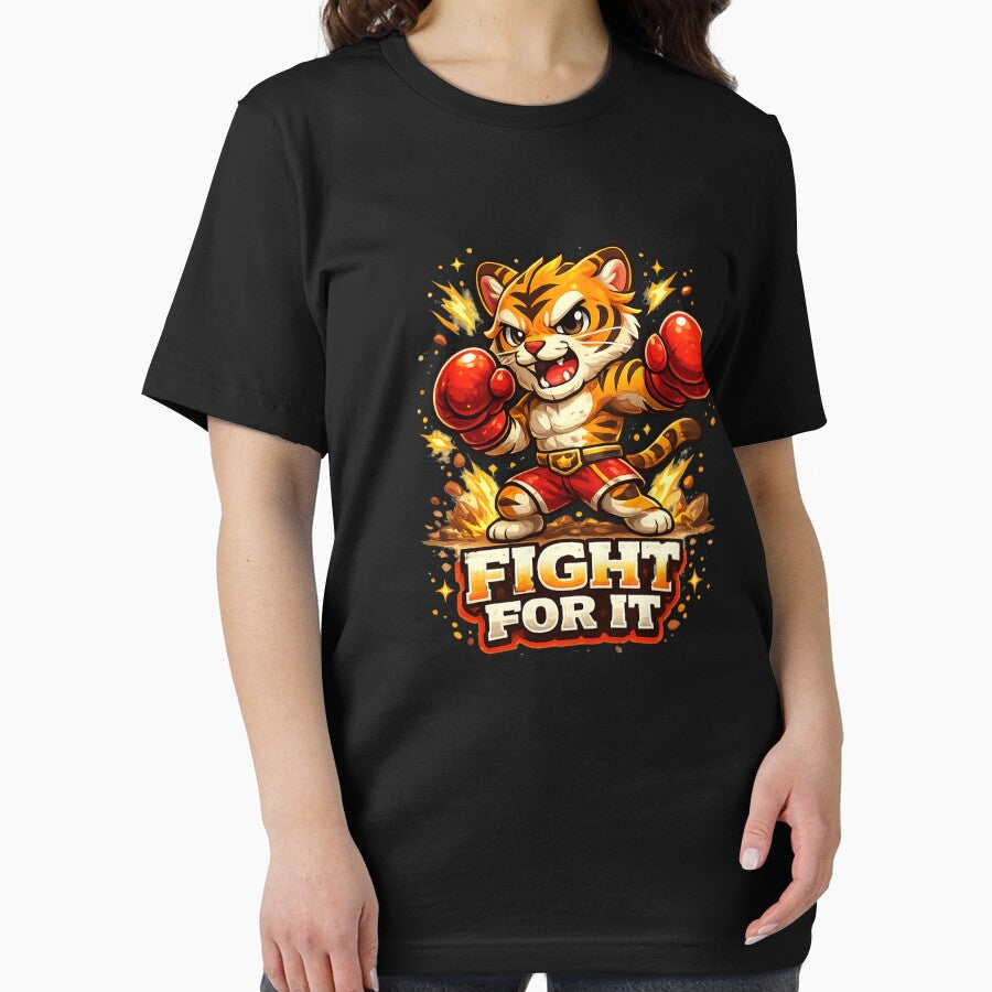 Fight For It Boxing Tiger Motivation by LitlCalmStudio