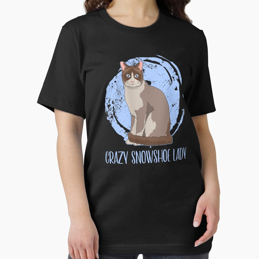 Crazy Snowshoe Lady Quote Cat Breed Pet Lover print by jakehughes2015
