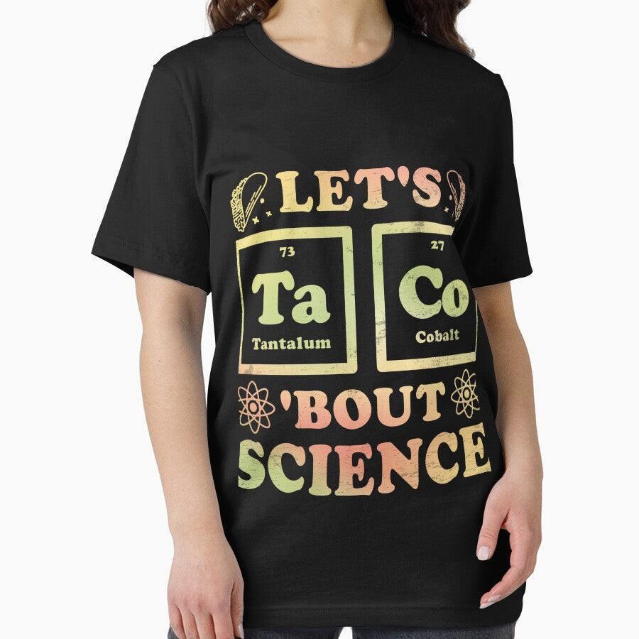 Lets Taco 'Bout Science Funny Science Element Periodic Table by DrawHandArt