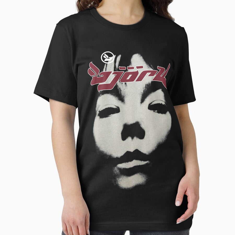 Bjork Homogenic Vintage Face Logo (White) by hypelaboratory
