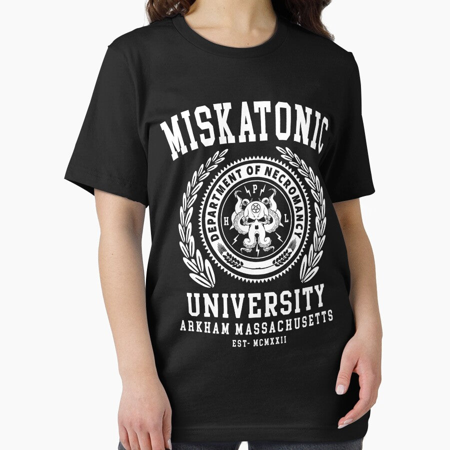 CTHULU AND LOVECRAFT - MISKATONIC UNIVERSITY by ShirtWreck