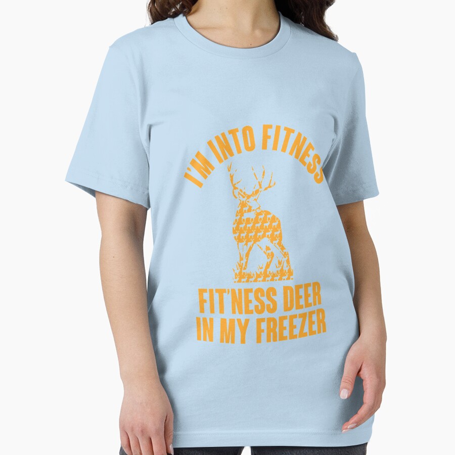 I'm Into Fitness Fit'ness Deer In My Freezer Funny Hunting Premium T-Shirt by JamesRushforth
