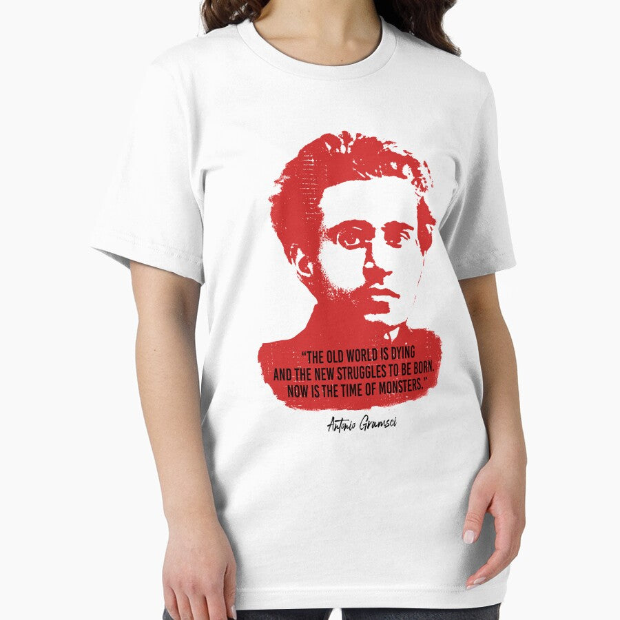 Antonio Gramsci Quote (Worn Design) by politicalamity