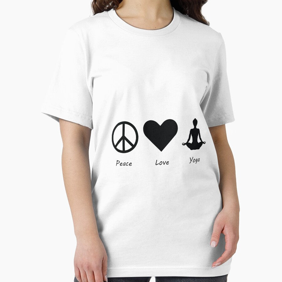Peace, Love, Yoga. Perfect yoga gift for those that love yoga! by almeapparel