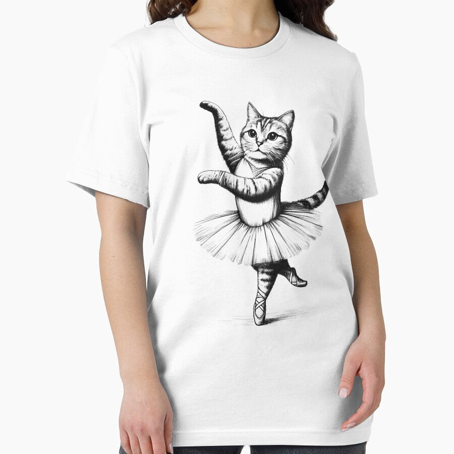 Cat Dancing Ballet Dancer by Kimberley King Art  King Art