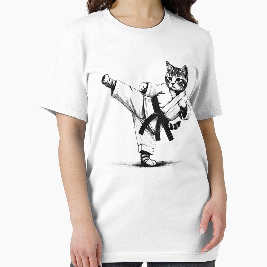 Cat Doing Karate by Kimberley King Art  King Art
