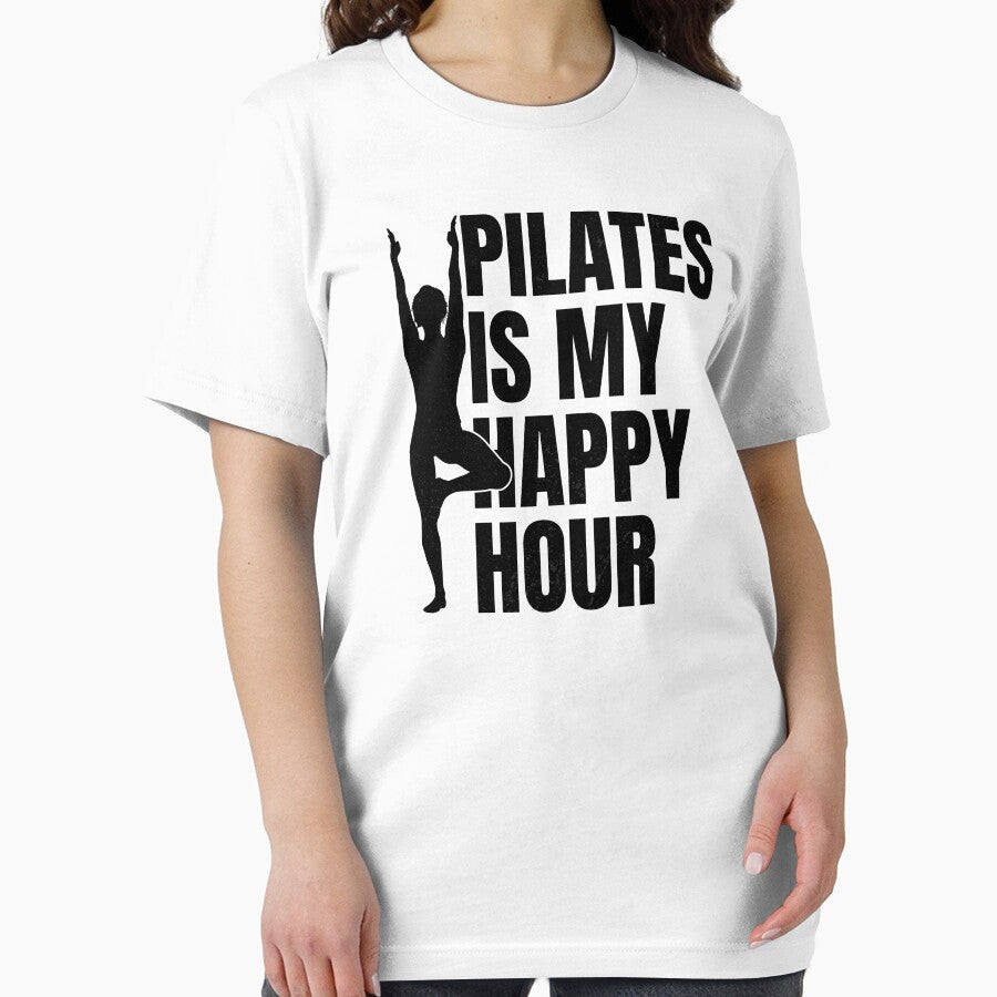Pilates Is My Happy Hour Funny Pilates Workout Lovers by desimino