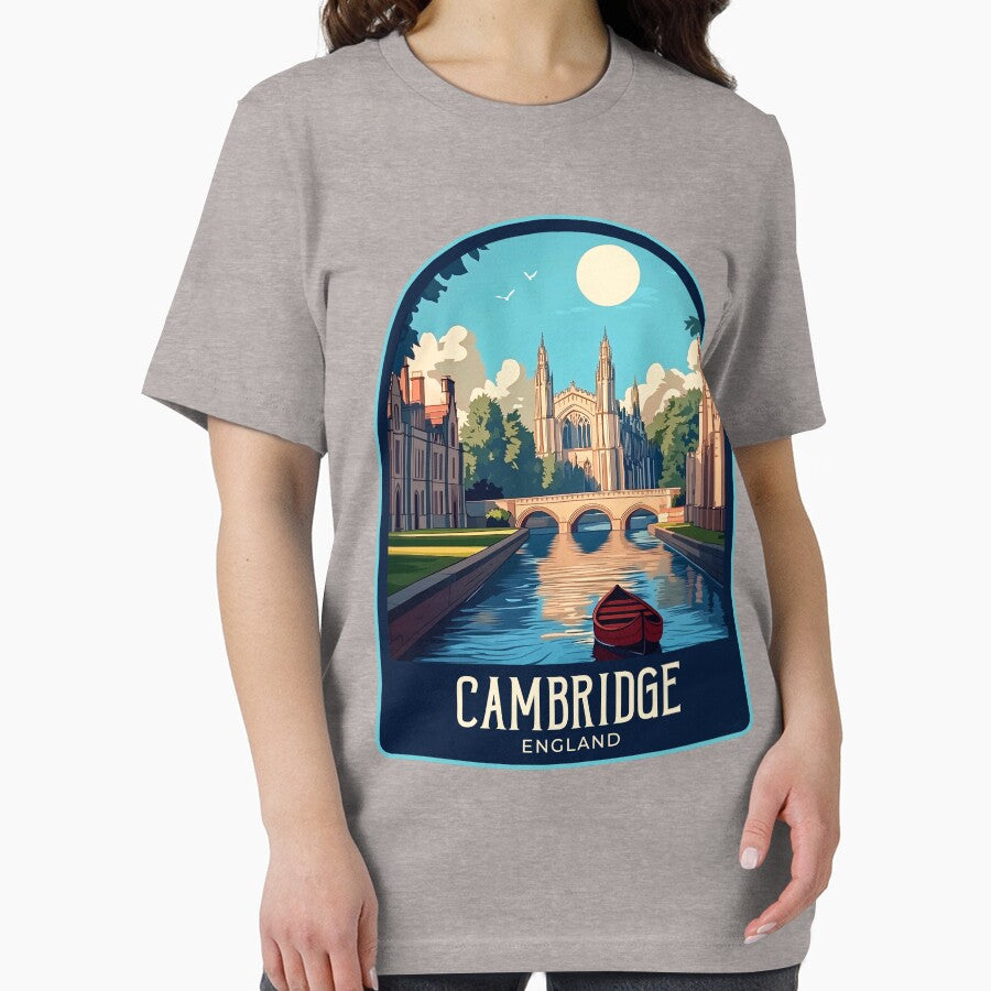 Cambridge Vintage Travel Illustration by HomeLivingCo