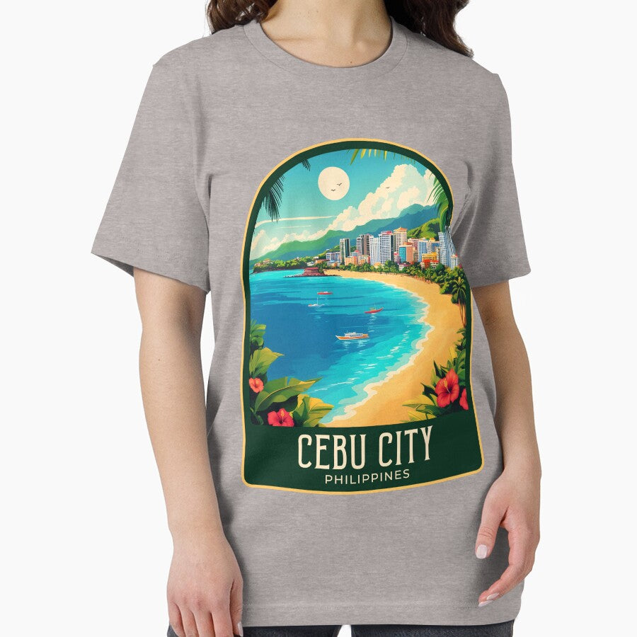 Cebu City Vintage Travel Illustration by HomeLivingCo
