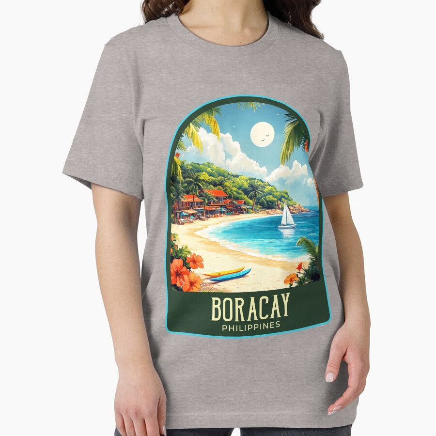 Boracay Vintage Travel Illustration by HomeLivingCo