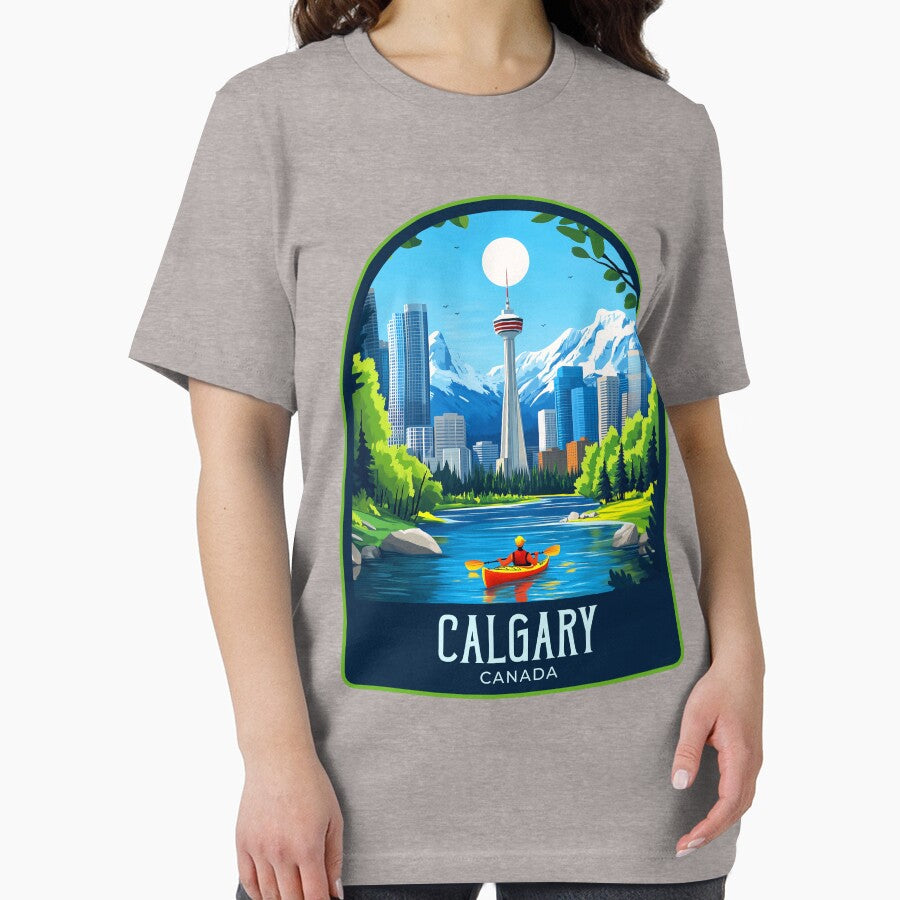 Calgary Vintage Travel Illustration by HomeLivingCo