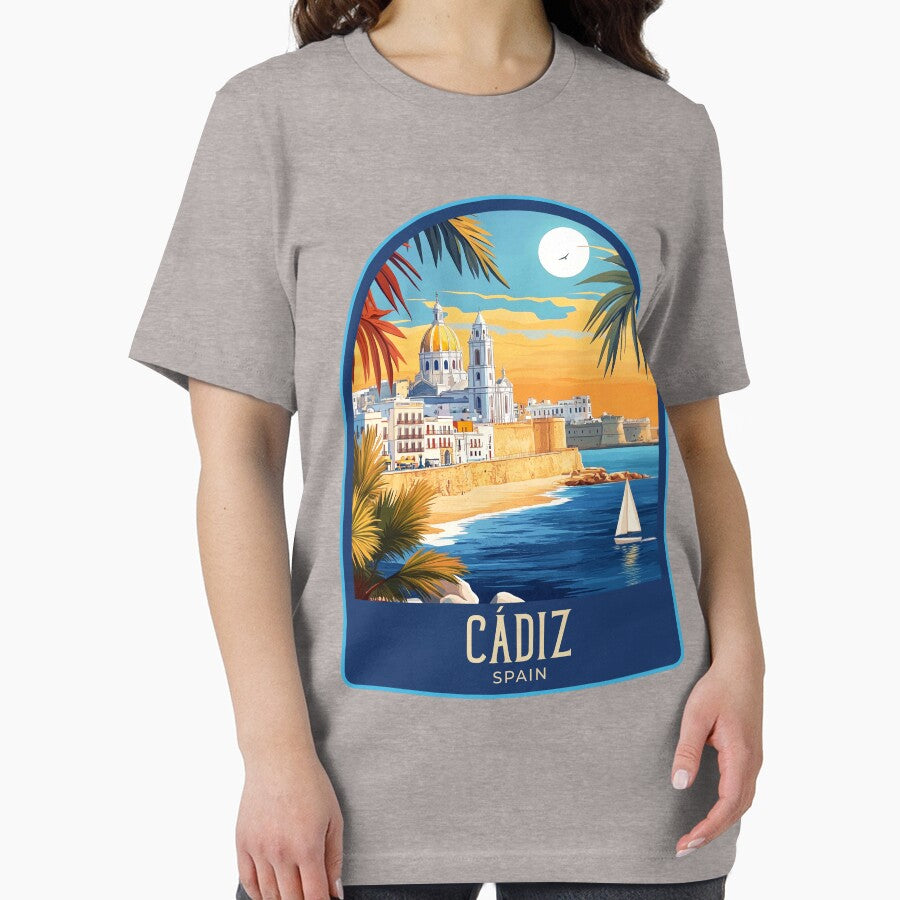 Cádiz Vintage Travel Illustration by HomeLivingCo