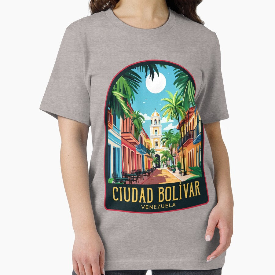 Ciudad Bolívar Vintage Travel Illustration by HomeLivingCo