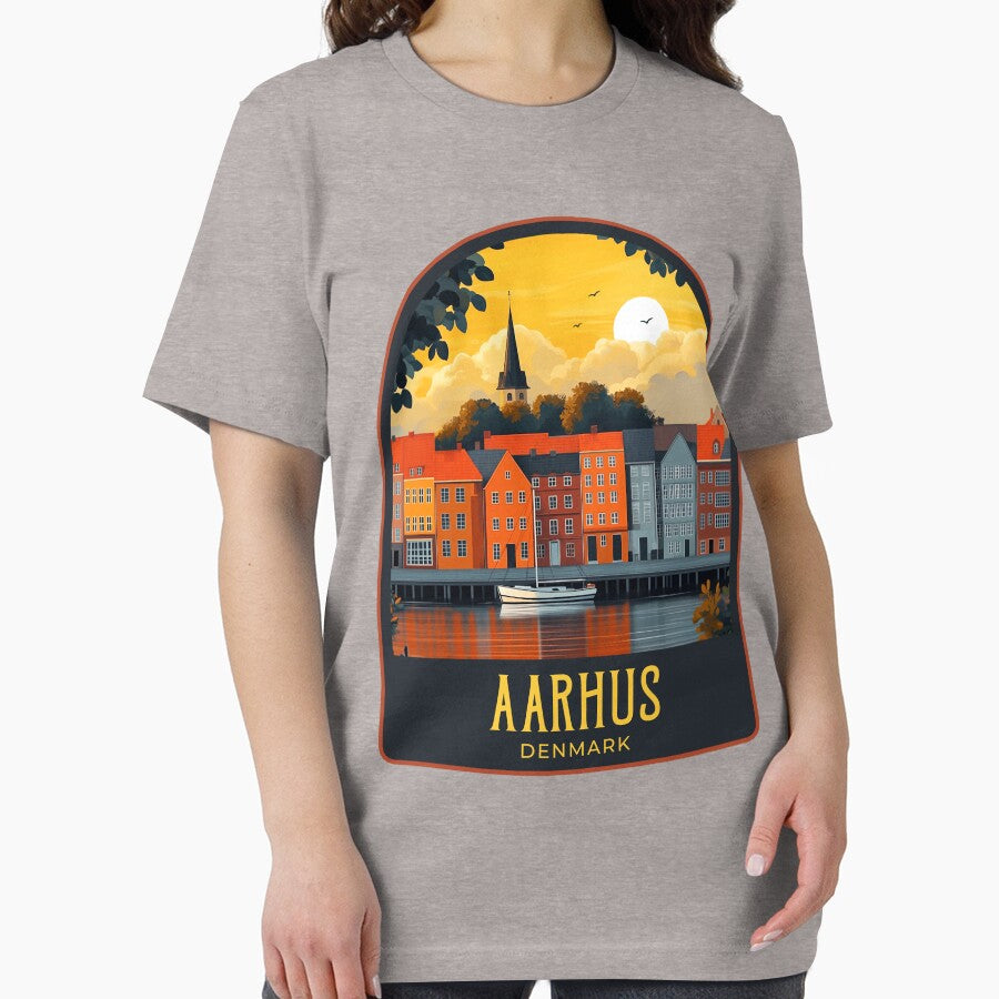 Aarhus Vintage Travel Illustration by HomeLivingCo