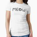 Meow Cute And Funny Cat Lovers For Cat Moms And Dads by ViktoonShirts