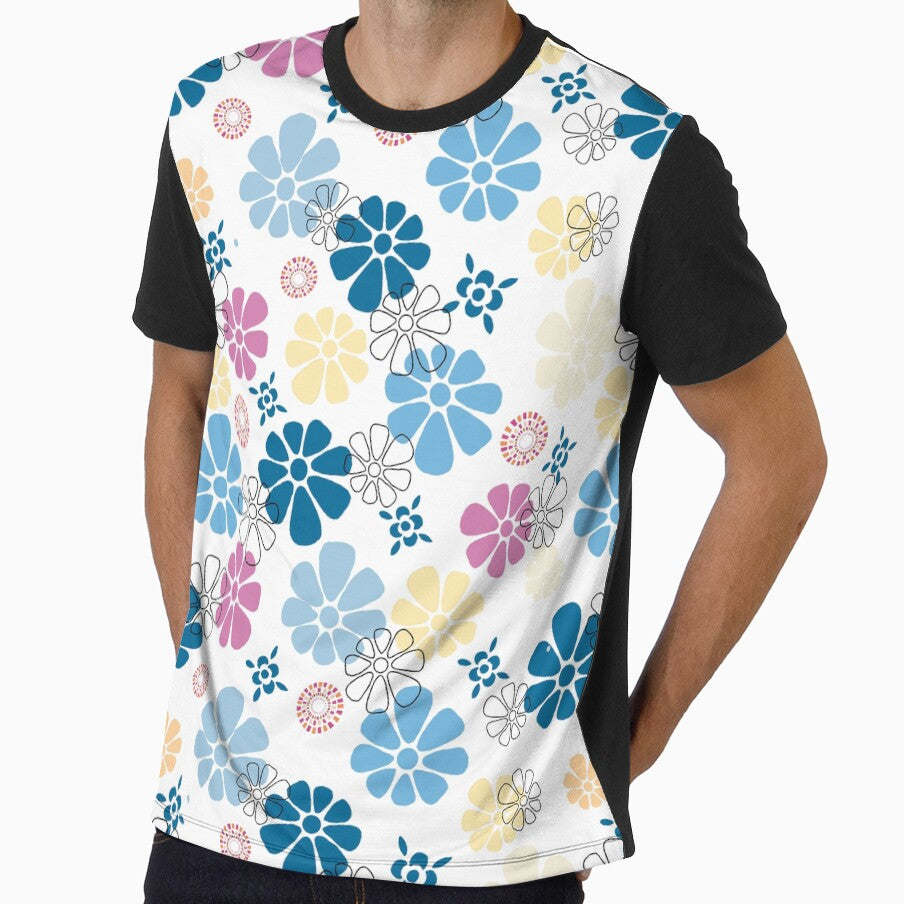 Retro Vibes - Blue/white - 24A-003 by Cori Lang