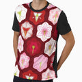 Amaryllis Pattern - Burgundy by marieofroumania