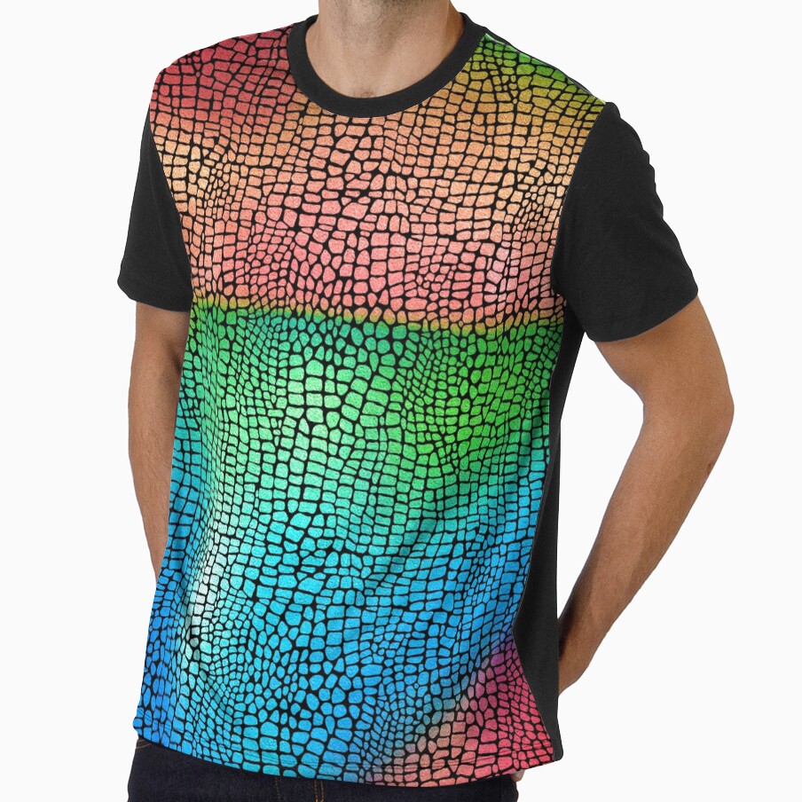 Colorful Alien Reptile Lizard Scales by orionlodubyal