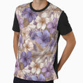 Minimalistic Tropical Floral Texture - Flower Floral Pattern  - Anniversary Gifts by RoyalStarsPatts