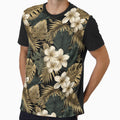 Minimalistic Tropical Floral Texture  - Flower Floral Bouquet  - Gifts For Men by RoyalStarsPatts