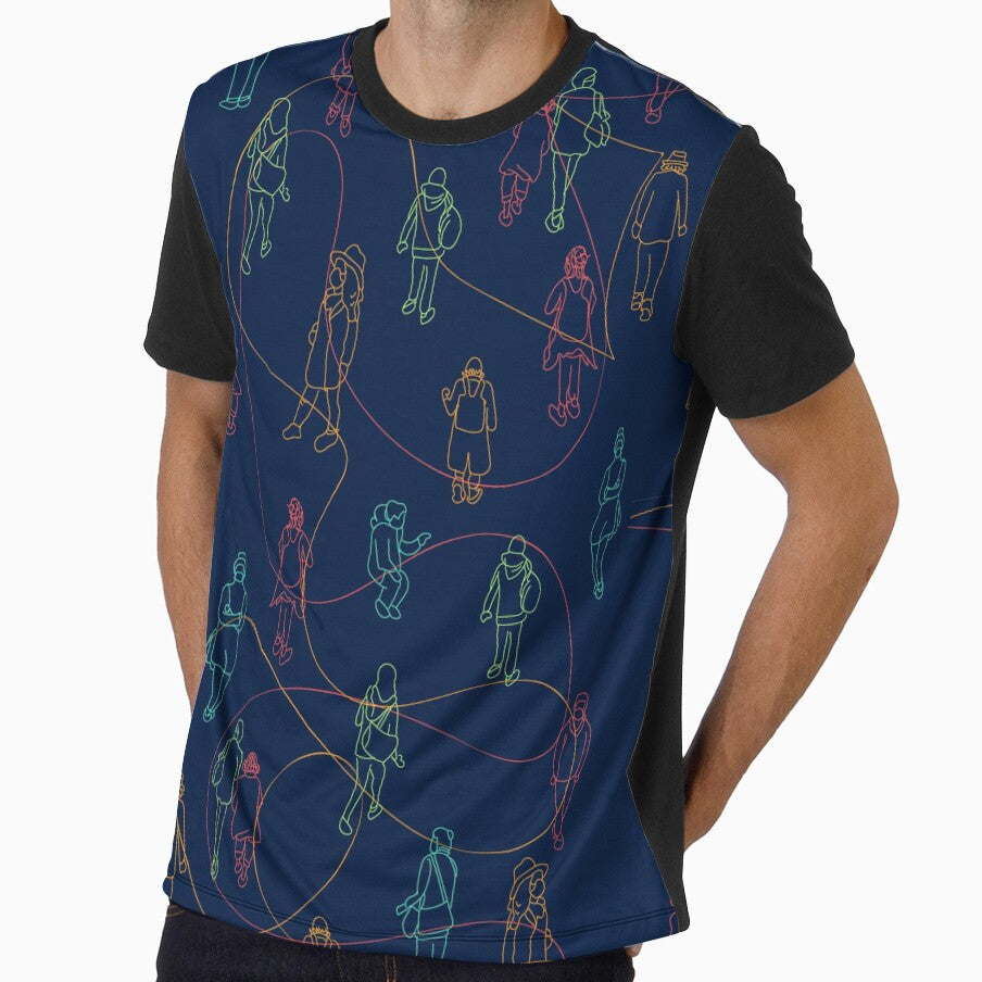 doodle people around the city by joysdart