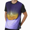 Flower Print - Purple and Yellow Flower - Bold Abstract Flower Print by Syman Kaye