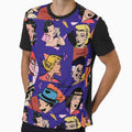 Colorful Retro Pattern With People by Taleahsdesigns