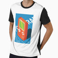 Retrolad2 Retro Style 90s gaming handheld reimagined - Orange by Artenine Arts