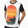 Retro Sunset Freedom by RedWhiteTees