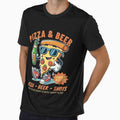 Pizza and beer by Peerless-Prime