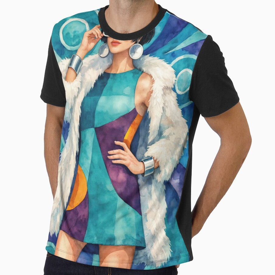 Retro Chic – Watercolor Fashion Flair by ForeverPrintsOK