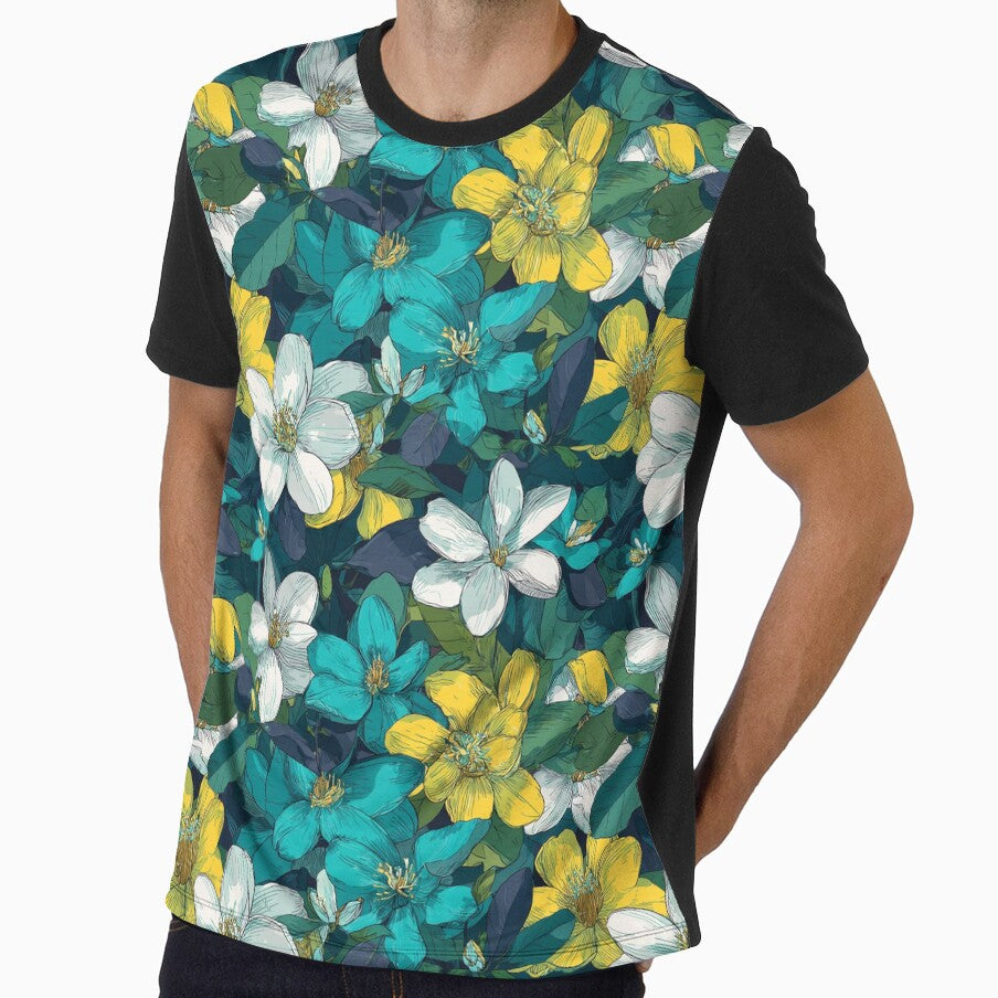 Radiant Gardenias Texture  - Botanical Garden Pattern  - Unique Gifts For Women by RoyalStarsPatts