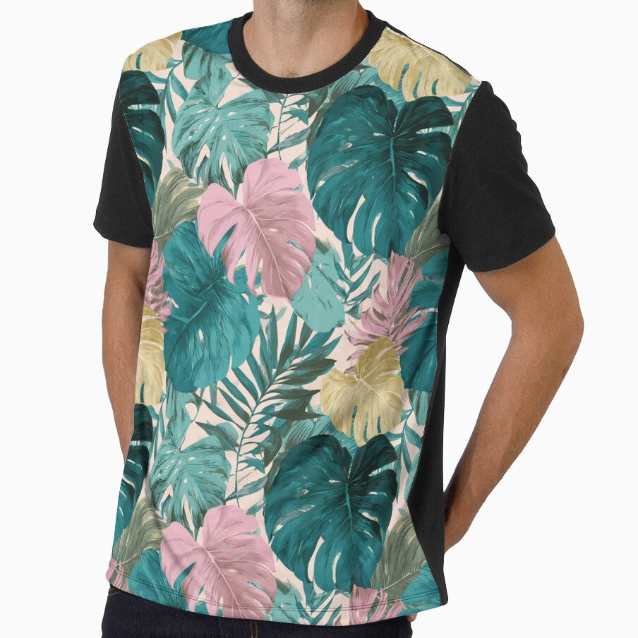 Charming Tropical Flower Print  - Flower Garden Pattern  - Birthday Gifts For Dad by RoyalStarsPatts