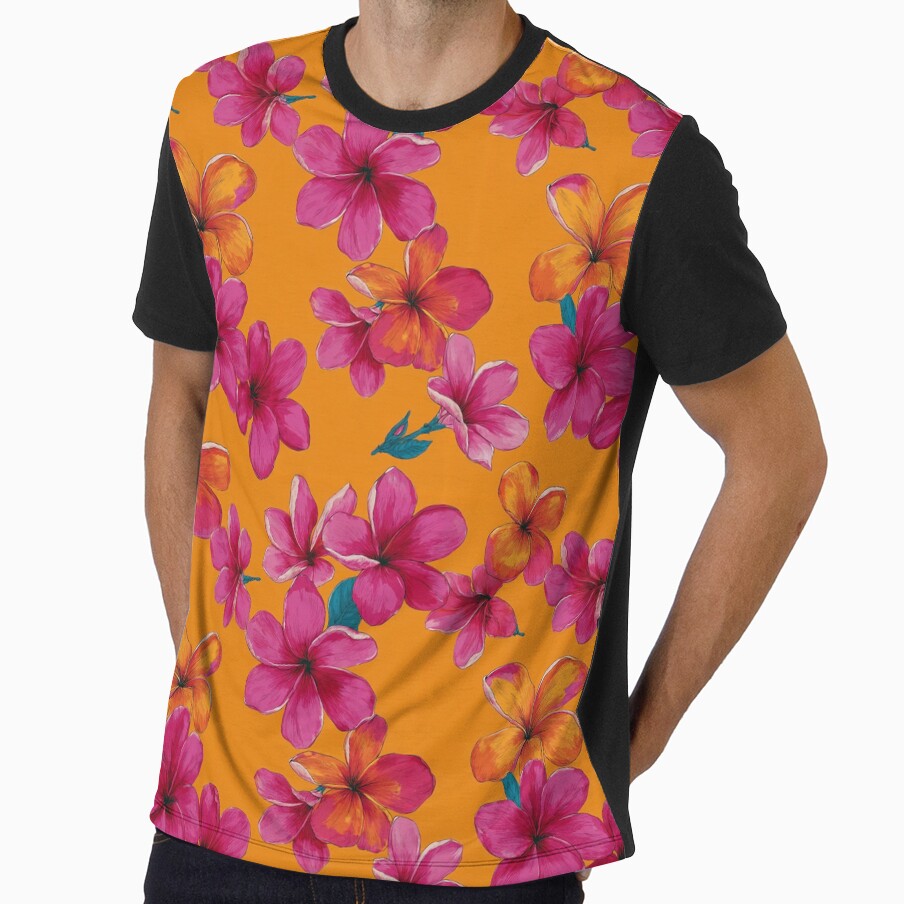 Fragrant Tropical Flower Print  - Flower Garden Pattern  - Best Gifts For Mom by RoyalStarsPatts