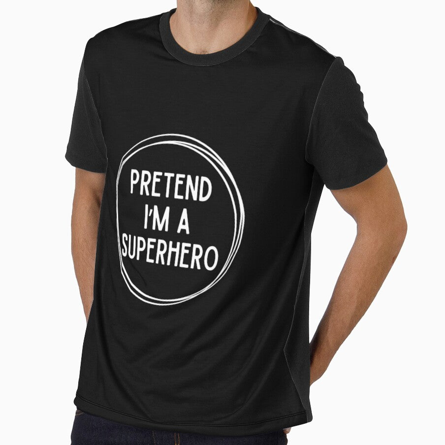Pretend I'm a Superhero | Lazy Costume by Blendedtees