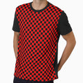 Red and Black Simple Checkerboard Design by Jrw-Design